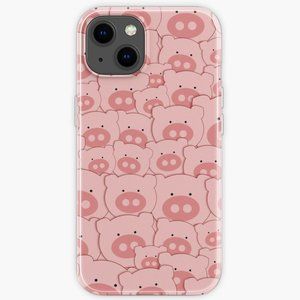 Pink Piggy Pigs iPhone Case